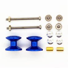 RFDTYGR  Double Aluminum Single-deck Rollers(13-12mm)For Self-made Parts Tamiya Mini 4WD Double Aluminum Rollers 2Sets/lot D023 2024 - buy cheap