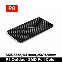 Free Shipping Waterproof P8 SMD RGB Led Display Module 256*128mm 32*16 Pixels 2024 - buy cheap