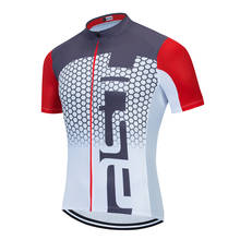 teleyi Breathable Colorful Cycling Jersey Men Summer Anti-UV Bike Clothing Road Team Bicycle Jersey mtb Cycling Shirt Maillot 2024 - buy cheap