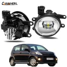 Fog Light Assembly H11 Car Front Bumper LED Lens Fog Lamp DRL 30W 8000LM 12V For Daihatsu Materia Coo Subaru Dex 2005-2016 2024 - buy cheap