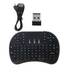 Rechargeable English 2.4GHz Wireless i8 Keyboard Touchpad Fly Air Mouse For Android TV PS3 2024 - buy cheap