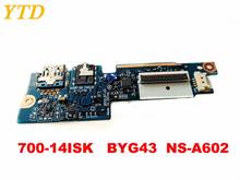 Placa USB Original para Lenovo 700-14ISK, placa de Audio 700-14ISK BYG43, NS-A602 probado, buen envío gratis 2024 - compra barato