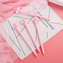 24 pcs Angel Wings Gel Pen Cute Cartoon Students Love Pink Neutral Black Sign Pen Cute Stationary Wholesale 2024 - buy cheap