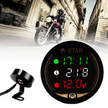 2020 Motorcycle Digital Voltage Meter Time Temperature LED 3-in-1 Voltmeter For Honda nc 750x NC700S NC700X nc 700s 700 x CR80R 2024 - buy cheap