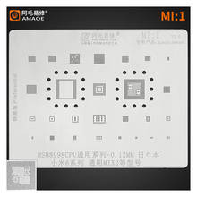 Amao-estêncil para reballing bga, alta qualidade, compatível com xiaomi6 msm8998cpu mix2 5 argolas 2024 - compre barato