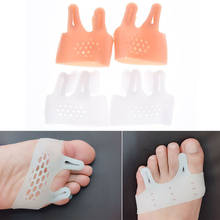 1 Pair Silicone Sub Toe Thumb Corrector Silicone Gel Foot Corrector Toe Separator Thumb Valgus Protector Feet Care 2024 - buy cheap