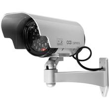 Solar Power LED CCTV Camera Fake Security Camera Outdoor Dummy Surveillance 2024 - buy cheap