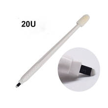 Newest 10pcs 0.16mm/0.2mm Disposable Tattoo Manual Pen 18 U Microblading Eyebrow Pen 18U/12/14/7Flex Tattoo Manual Pen 2024 - buy cheap