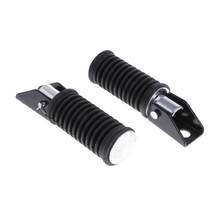 2 Pieces Motor Foot Rests Footpegs Foot Pegs For Suzuki GS125 GN125 2024 - buy cheap