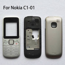 New Full Hosing For Nokia C1-01 Back Cover+Middle Frame+Front Frame+Keypad With Logo 2024 - buy cheap