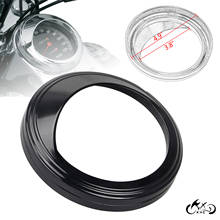 Motorcycle 5" Aluminum Speedometer Trim Ring W/ Visor For Harley Touring Road King Softail Springer Heritage FXSTS Fat Boy Dyna 2024 - buy cheap