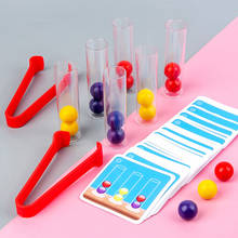 Clip Beads Test Tube Toy Children Logic Concentration Fine Motor Training Game Montessori Teaching Aids Educational Toy for Kids 2024 - buy cheap
