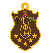 Popular large size enamel craft metal IOTA PHI THETA fraternity symbol badge pendant for best college society jewelry charm 2024 - buy cheap