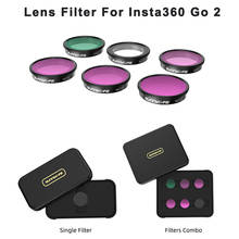 Filtro de lente ND 4 8 16 32 MCUV CPL, juegos de filtros para cámara deportiva Insta360 Go 2, accesorios de cámara Insta360 Go2 2024 - compra barato