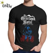Camiseta brillante de Jack Overlook para hombre, camisa clásica de cuello redondo con estilo, 100% algodón, de talla grande, Hotel, películas de terror 2024 - compra barato