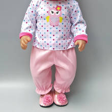 Ropa y pantalones para muñeca bebé recién nacida de 18 y 43cm 2024 - compra barato