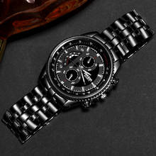 Relogio Masculino 2019 Top Brand Luxury Men's Watch Stainless Steel Clock Male Sports Watches Men Quartz Casual Wrist Watch 2022 - buy cheap