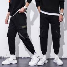 Mens Joggers Pants for Men's Cargo Pants Slacks Multi-pocket Korean Dance Pants Elastic Waist Loose Man Trousers Plus Size 5xl 2024 - buy cheap