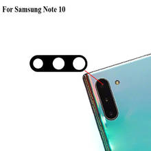 2 шт Замена для samsung Galaxy Note 10 задняя камера Объектив Стекло для samsung Galaxy Note10 2024 - купить недорого
