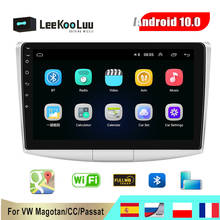 Leekooluu-sistema multimídia automotivo, reprodutor com android 10.0, rádio estéreo, 2 din, para vw, volkswagen, magotan, cc, passat b6, b7, 2012 e 2013 2024 - compre barato