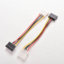4-контактный кабель-адаптер питания IDE Molex к 15-контактному серийному SATA жесткому диску ATA 2024 - купить недорого