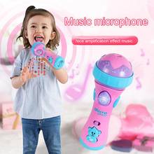Microfone de karaokê, lindo, moderno, para meninos e meninas, presente de música para crianças, venda imperdível 2024 - compre barato