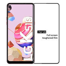 Full cover For LG K61 Glass tempered film For LG K41S color screen protector For LG K51S tempered Glass Film K61 protector film 2024 - buy cheap