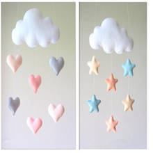 Clouds and Raindrops Children's Room Star Ornaments Birthday Party Love Mural Tent Decoration Supplies Nordic Scene Photo Props 2024 - buy cheap