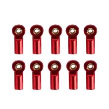 10Pcs M3 Ball Joint Link Bar Rod Seals Ball Head Tie Rod End For 1/10 Rc Truck Car Truck Buggy Red 2024 - buy cheap