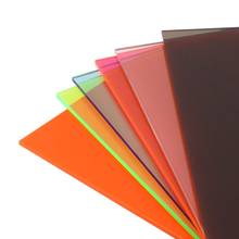 10x20cm Plexiglass Board Colored Acrylic Sheet DIY Toy Accessories Model Making 2024 - buy cheap