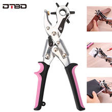 DTBD Leather Belt Revolving Puncher Eyelet Hole Hand Plier Craft Tools Strap Machine Sewing Puncher DIY Hand Tools Multi-Size 2024 - buy cheap