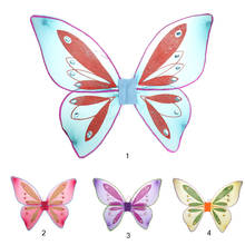 Springtime Butterfly Fairy Wings Women Girls Fancy Dress Angel Fairies Kids Wings 2024 - buy cheap