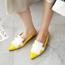 Zapatos náuticos planos de moda para mujer, zapatillas informales de punta estrecha poco profundas, cómodos, Shoes32-43 2024 - compra barato