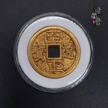 Изысканные антикварные позолоченные старинные монеты Zhizheng Tongbao 2024 - купить недорого