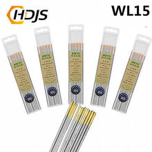 10pcs/ boxs High quality 1.6x150mm WL15 Lanthanated tungsten gold electrode head tungsten needle/welding electrode 2024 - buy cheap