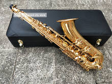 Высокое качество Япония новый тенор саксофон T-991 Bb золотой лак саксофон Bb плоский музыкальный инструмент с Чехол мундштук подарок 2024 - купить недорого