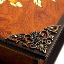 Borda protetora de canto de ângulo vintage, capa decorativa para caixa de madeira, peça de canto decorativa, 1 peça 2024 - compre barato