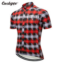 Camiseta masculina de secagem rápida, camisa de manga curta para ciclismo, roupa de bicicleta respirável para corrida, roupa de mountain bike 2024 - compre barato