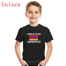 Newest Proud to be Armenian Armenia Flag t shirt for children o neck kids Short Sleeves Breathable boy clothes girls clothes 2024 - buy cheap