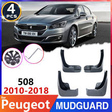 Tire Fender Mud Flap for  Peugeot 508 SW 508SW 2010~2018 2011 2012 2013 2014 Car Mudflaps Splash Guards Car Accessories Stickers 2024 - buy cheap