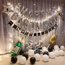 16 дюймовый алюминиевый воздушный шарик из фольги в форме буквы имя Алфавит С Днем Рождения Свадебные Воздушные шары украшения для праздника вечерние предлагаем поставки 2024 - купить недорого
