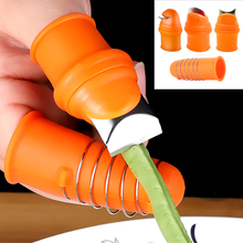 Finger Protector Silicone Thumb Nails Cutters Knife Cutter  Cutting Vegetable Harvesting Knife Pinching Plant Blade Scissors 2024 - buy cheap