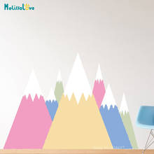 Adventure Mountains-pegatina de bosque para pared, decoración para habitación de Bebé y Niño, guardería, BA499 2024 - compra barato