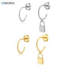KIKICHICC 925 Sterling Silver Locker Keys Drop Earring Slim Tiny Simple 2021 Fashion Fine Jewelry Luxury Jewels Clip Piercing 2024 - buy cheap