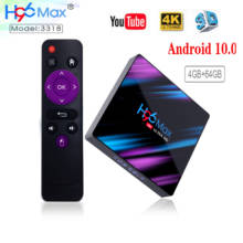 Android Smart TV Box Android 10.0 H96 MAX Rockchip RK3318 TV BOX 4K 2.4G/5G Wifi BT4.0 H96MAX 4GB 64GB Media Player Set Top Box 2024 - buy cheap
