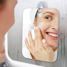 Acrylic Anti Fog Shower Mirror Bathroom Fogless Fog Decorative Mirrors Travel For Man Shaving Mirror Home Supplies 20*30cm 2024 - buy cheap