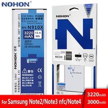 Аккумулятор NOHON для Samsung Galaxy Note 2 3 4 Note2 N7100 Note3 NFC N9000 Note4 N9100 N910X 2024 - купить недорого