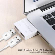 USB 2.0 Male to Twin Female Charger Dual 2 Port USB DC 5V Charging Splitter Hub Adapter Converter Connector 2024 - buy cheap
