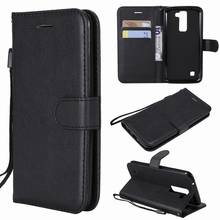 Кожаный чехол для LG K7 K8, чехол-книжка с магнитным бумажником, держатель для карт, чехол-подставка для LG K 8 7 Lte K350 K350E K350N 5,0 ", Чехол Для Телефона 2024 - купить недорого