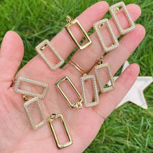 5 Pairs Stud earrings Zircon rectangle stud  earrings Geometric earrings women jewelry Gold color stud earrings  jewelry 51471 2024 - buy cheap